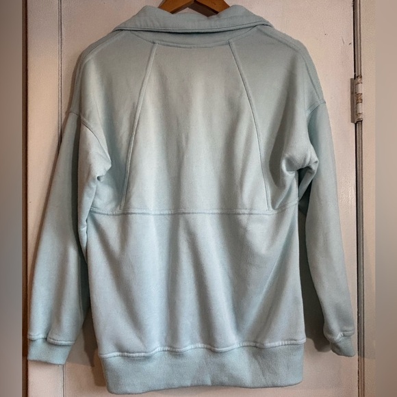 Light Blue Quarter-Zip Pullover - Picture 6 of 7